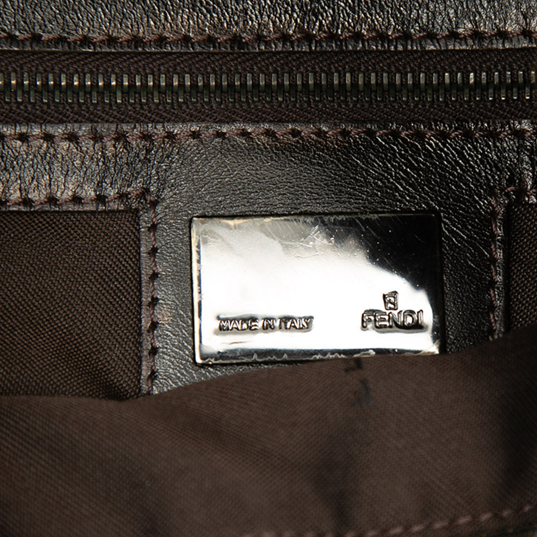 Fendi Sac porté épaule Zucca Mamma Forever Marron – vue 5 – GABY PARIS