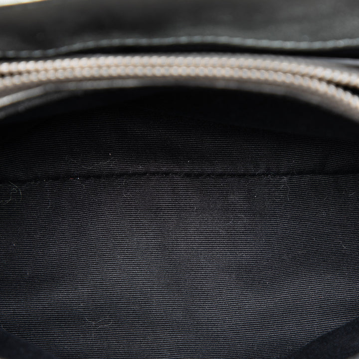 Saint Laurent Small Matelasse Metallic Cuir de veau Monogram LouLou Sac bandoulière