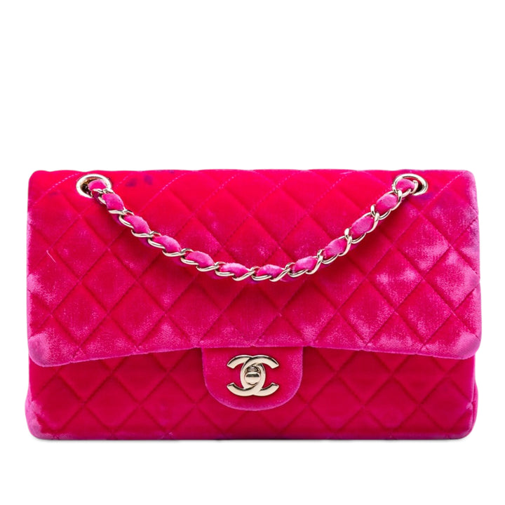 Chanel Medium Classic Velours Double rabat