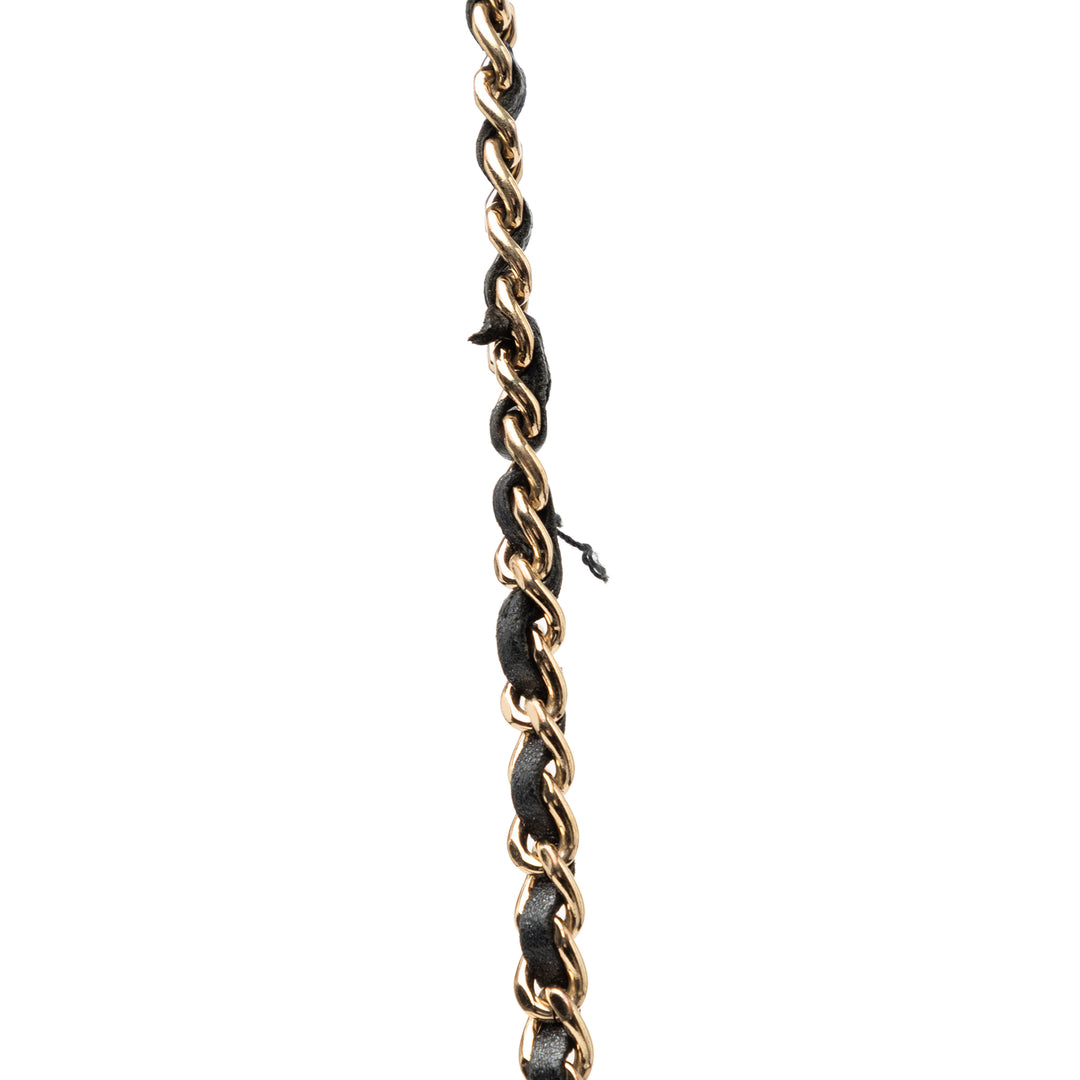 Chanel CC Matelassé Cuir d’agneau Double Zip Sac porté croisé