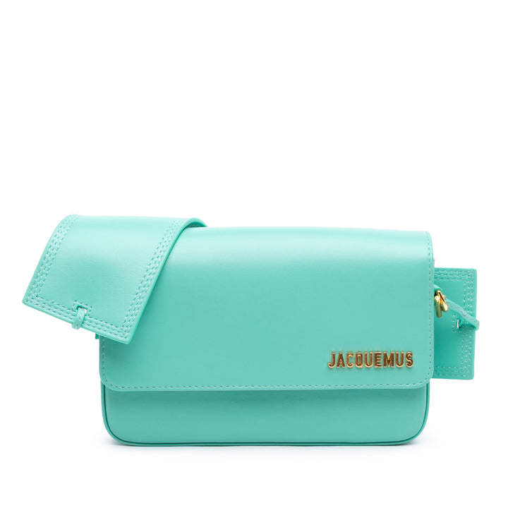 Le Carinu Sac Cuir de veau Bleu