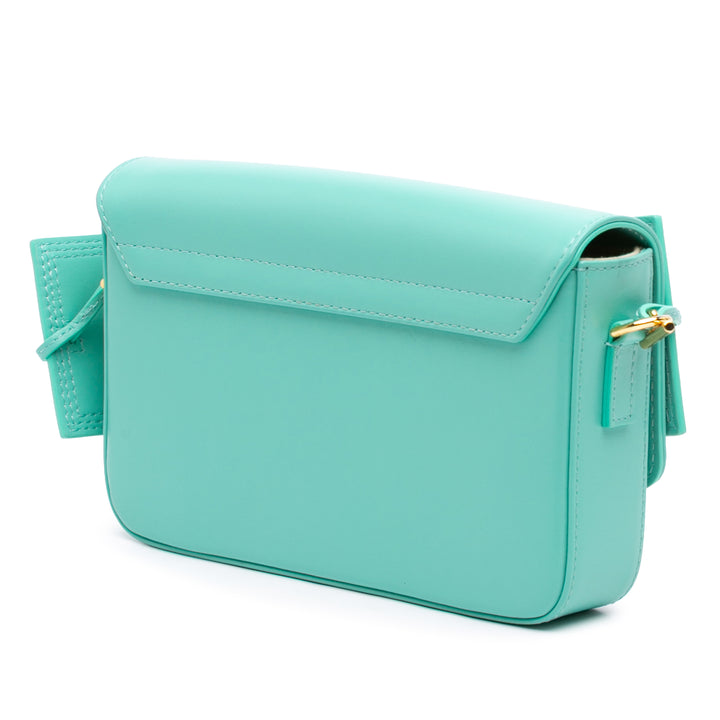 Le Carinu Sac Cuir de veau Bleu