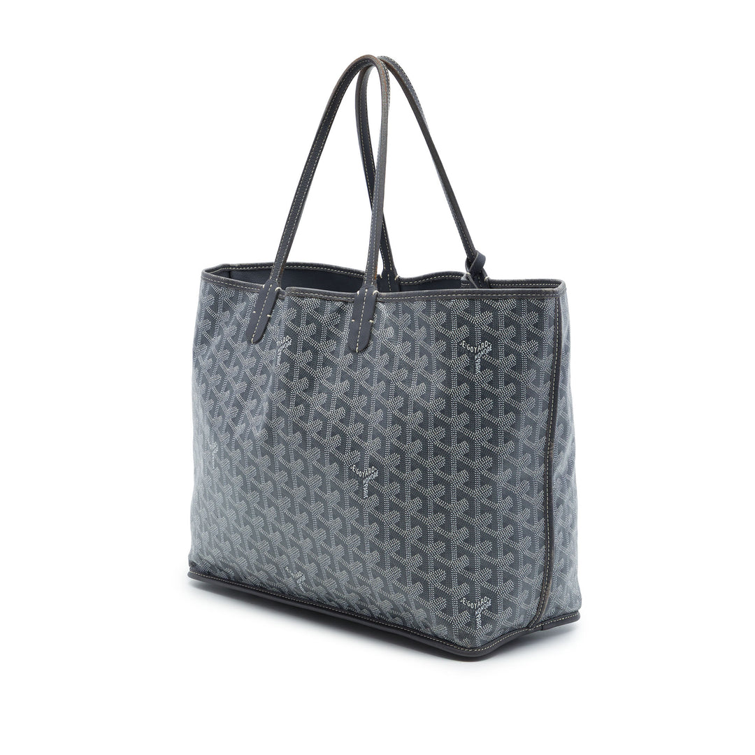 Goyard Cabas Réversible Anjou Goyardine PM Gris – vue 2 – GABY PARIS