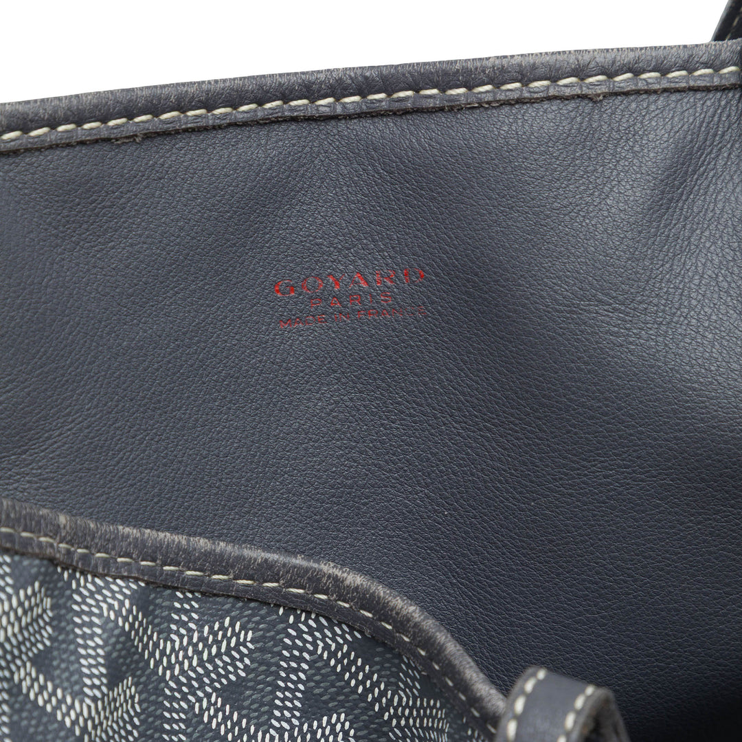 Goyard Cabas Réversible Anjou Goyardine PM Gris – vue 5 – GABY PARIS