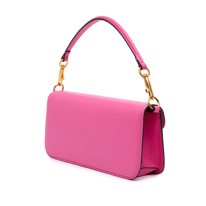VLogo Loco Sac Moyen Cuir de veau Rose
