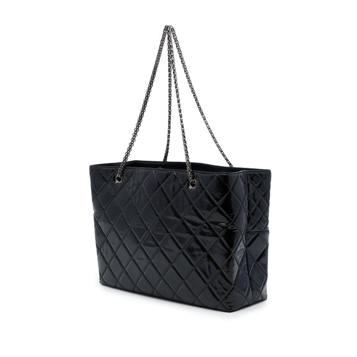 Chanel Matelassé Reissue 2.55 Cabas Noir – vue 2 – GABY PARIS