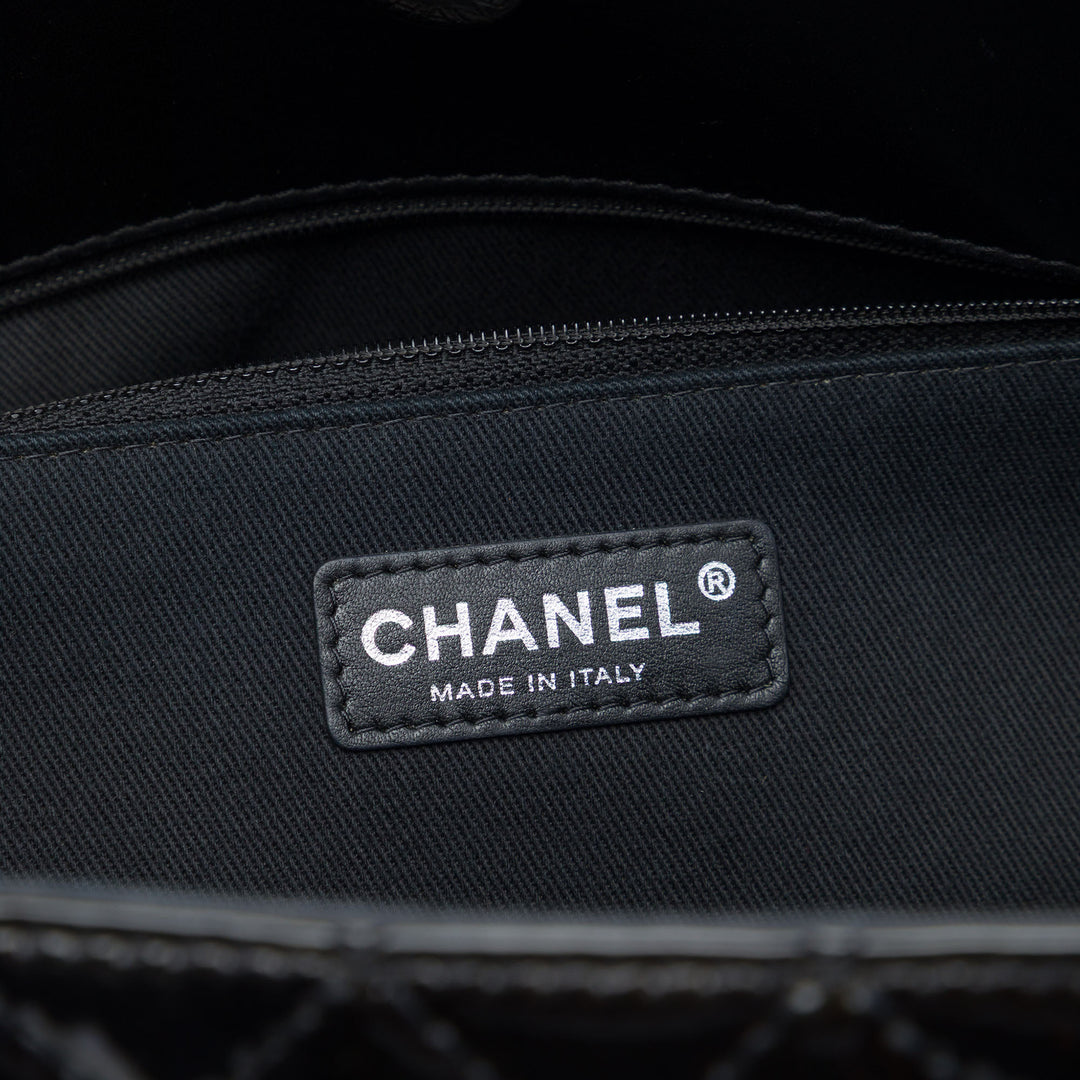 Chanel Matelassé Reissue 2.55 Cabas Noir – vue 5 – GABY PARIS