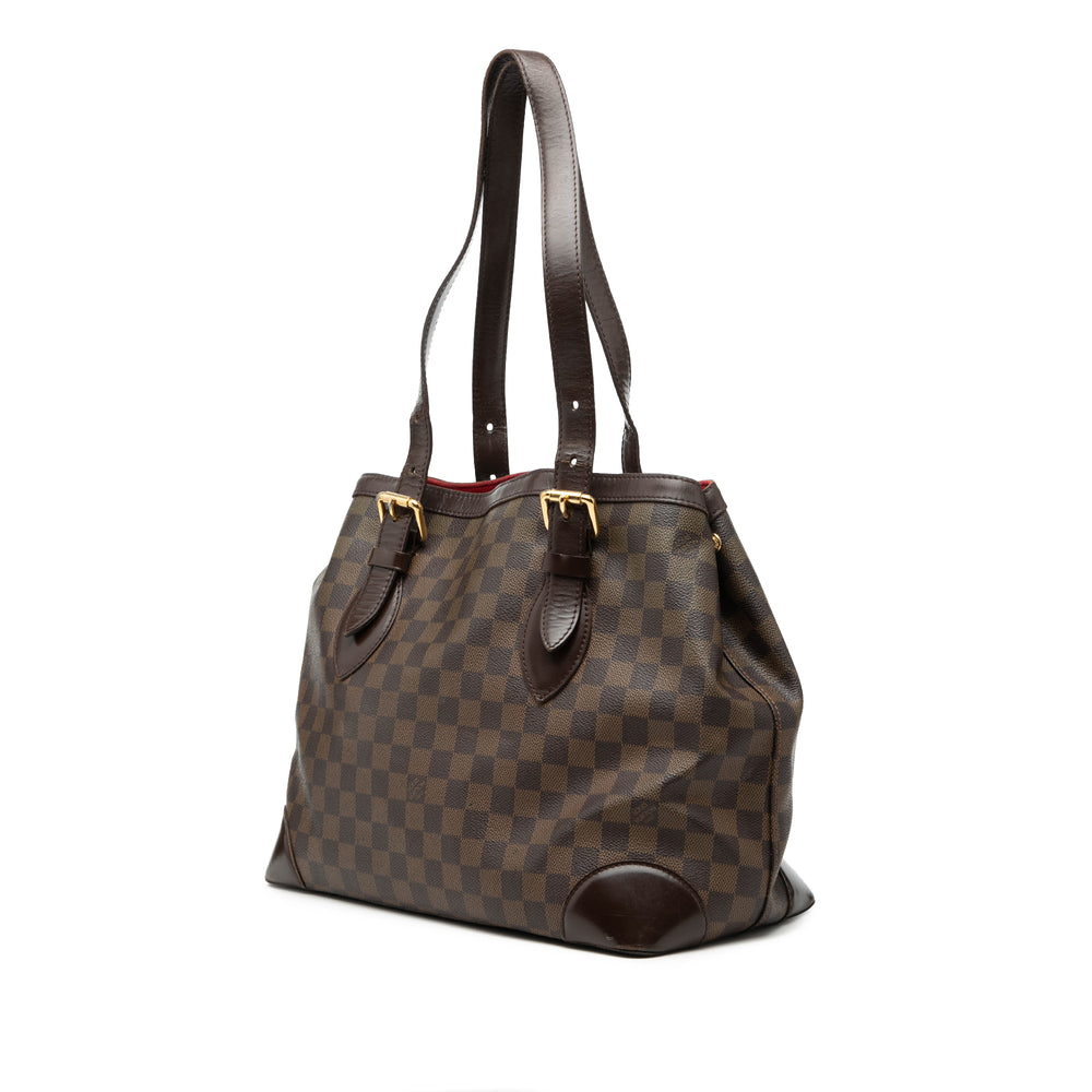 Louis Vuitton Hampstead MM Damier Ébène Marron – vue 2 – GABY PARIS