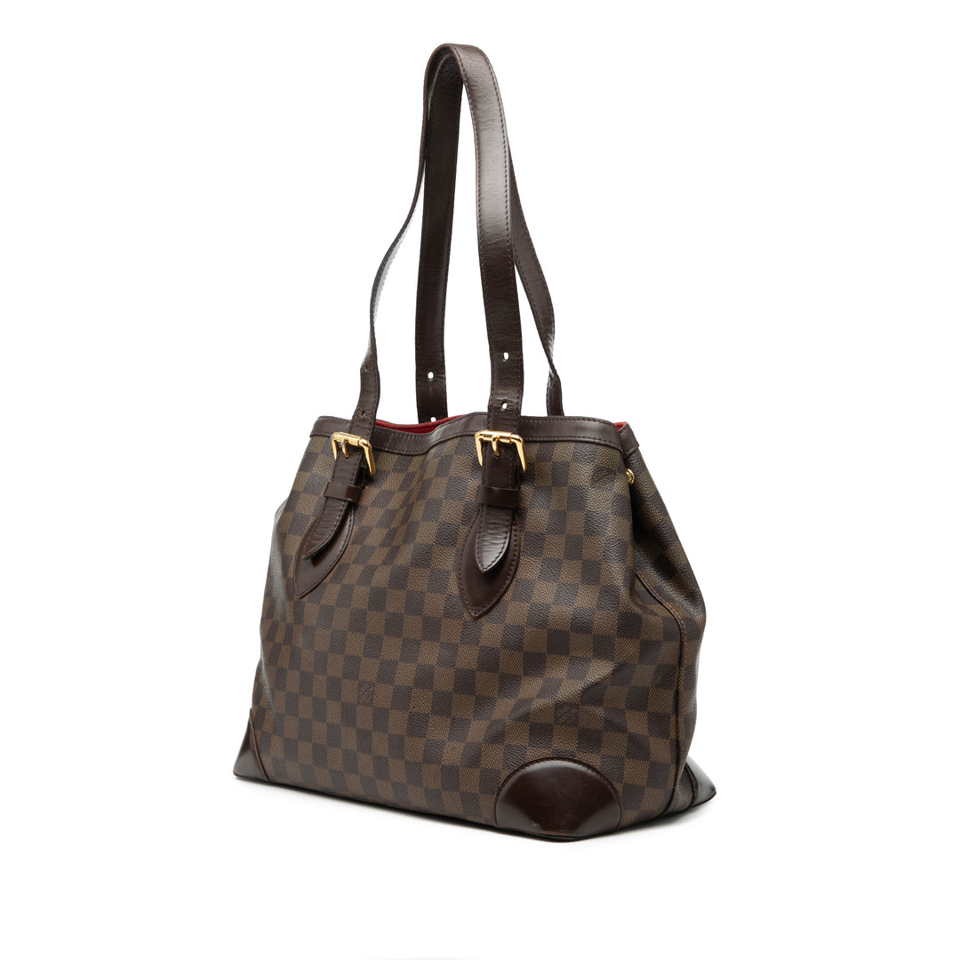 Louis Vuitton Hampstead MM Damier Ébène Marron – vue 2 – GABY PARIS