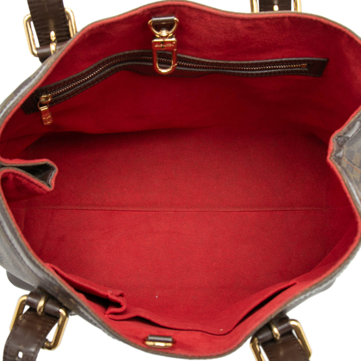 Louis Vuitton Hampstead MM Damier Ébène Marron – vue 4 – GABY PARIS