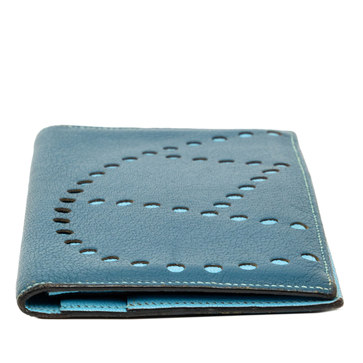 Hermès Chevre Mysore Evelyne Portefeuille long Cuir