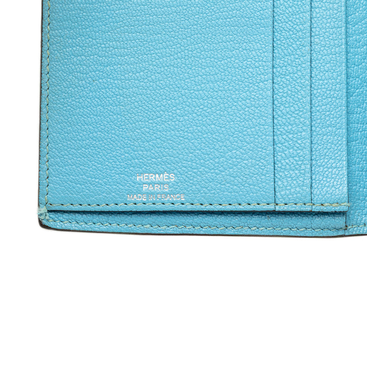 Hermès Chevre Mysore Evelyne Portefeuille long Cuir