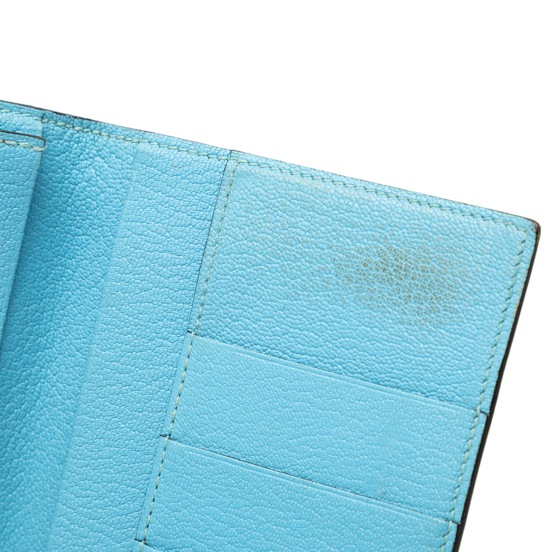 Hermès Chevre Mysore Evelyne Portefeuille long Cuir