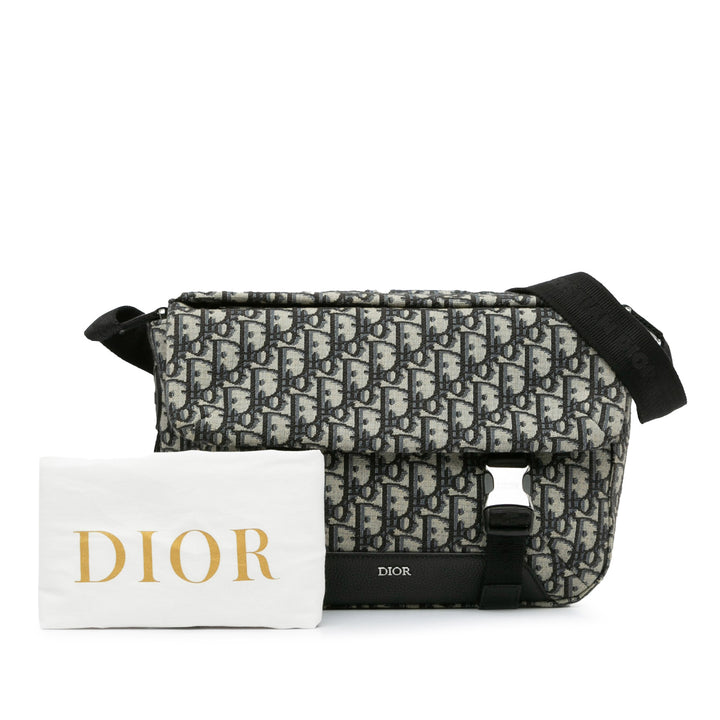 Dior Oblique Explorer Crossbody Blue - GABY PARIS