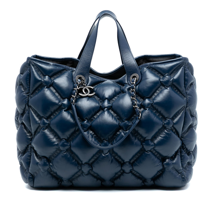 Chanel Large Matelassé Cuir Chesterfield Shopping Cabas
