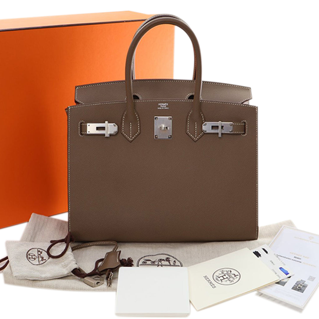 Hermès Epsom Birkin Sellier 30 Marron – GABY PARIS Authentique