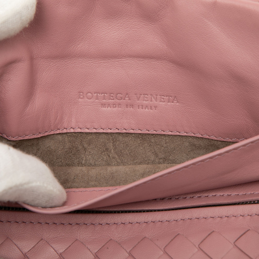 Bottega Veneta Sac bandoulière Intrecciato Expandable Chaîne à rabat nappa Mini Rose – vue 5 – GABY PARIS