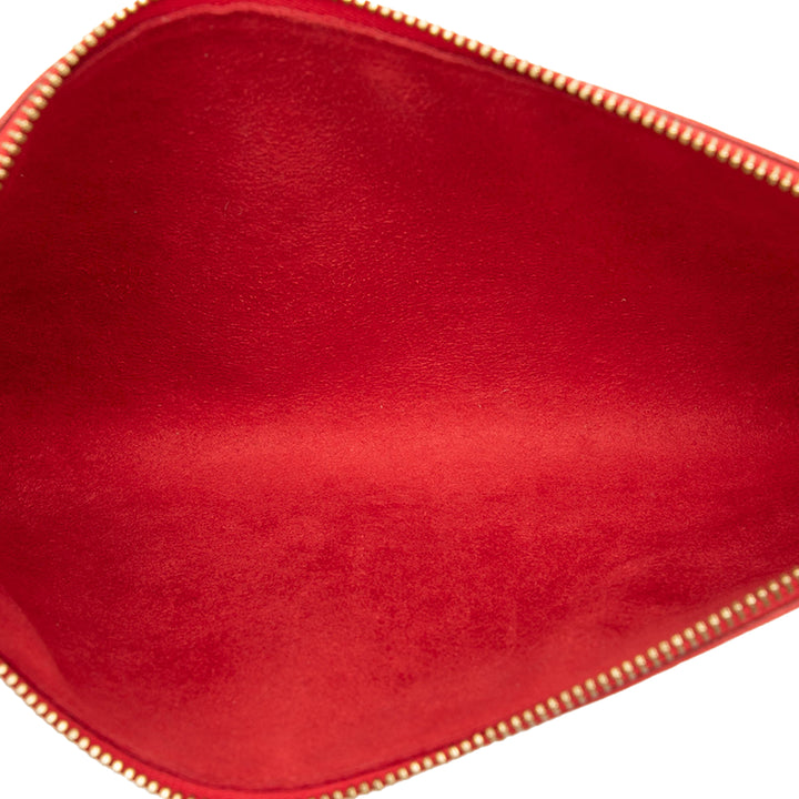 Pochette Accessoires Épi Rouge