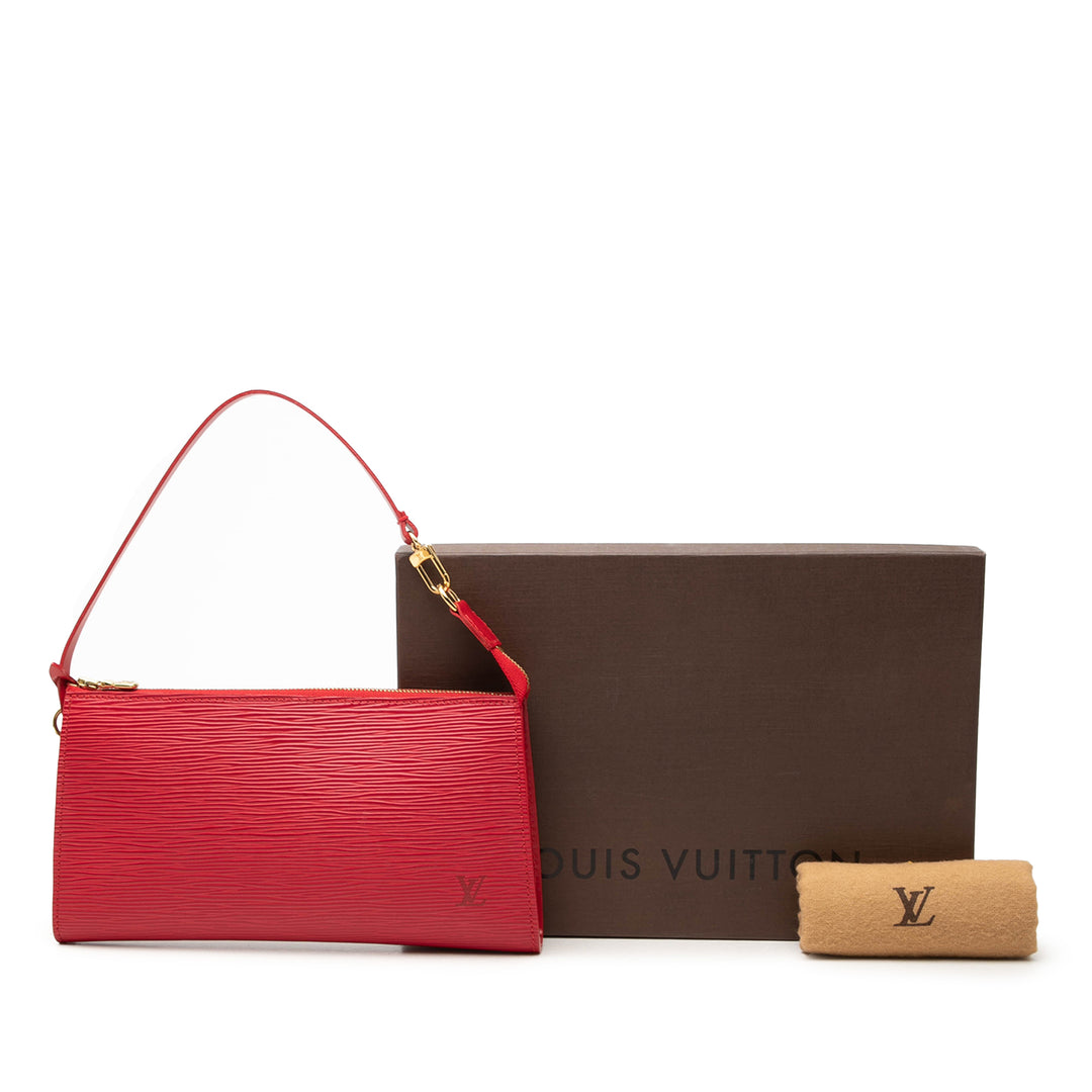 Pochette Accessoires Épi Rouge
