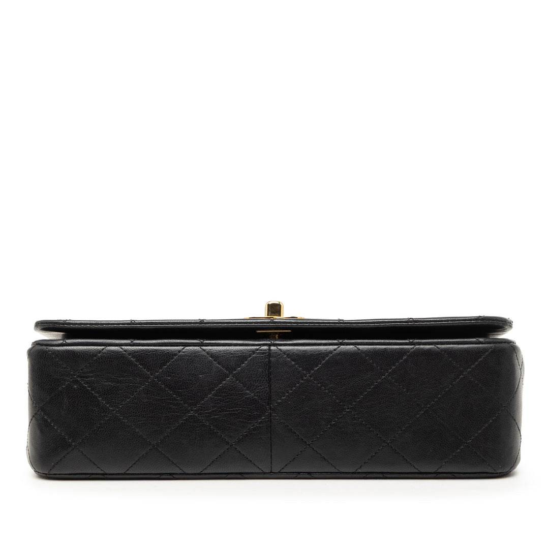 Chanel Medium Matelassé Cuir d’agneau Rabat intégral