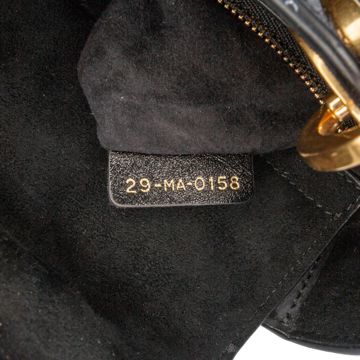 Small Crinkled Patent Cannage My ABCDior Lady Dior Black - Gaby Paris