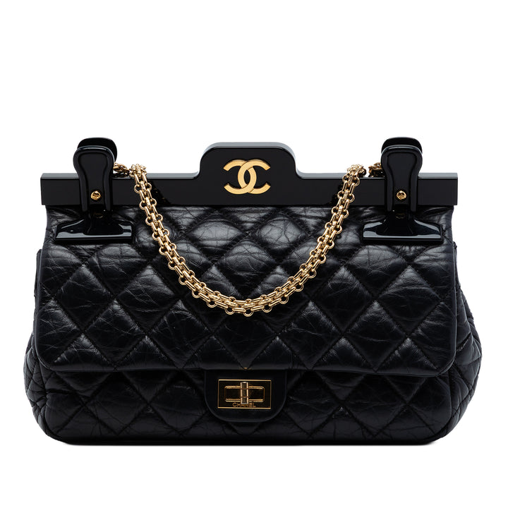 Chanel Matelassé vieilli Cuir de veau Reissue 2.55 Hanger à rabat 225