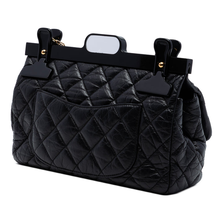 Chanel Matelassé vieilli Cuir de veau Reissue 2.55 Hanger à rabat 225