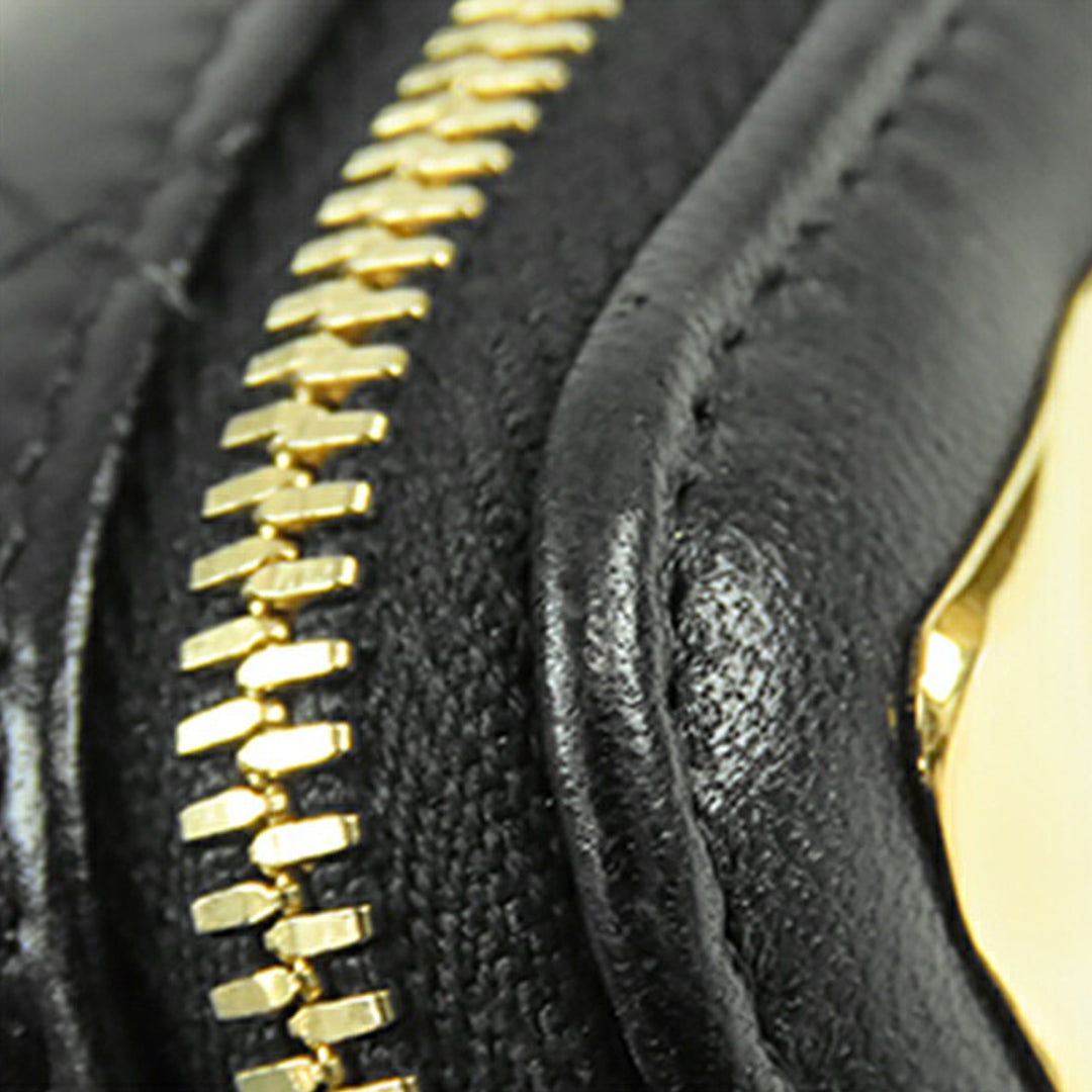 Chanel Extra Mini CC Matelassé Golden Plate Vanity Sac porté croisé