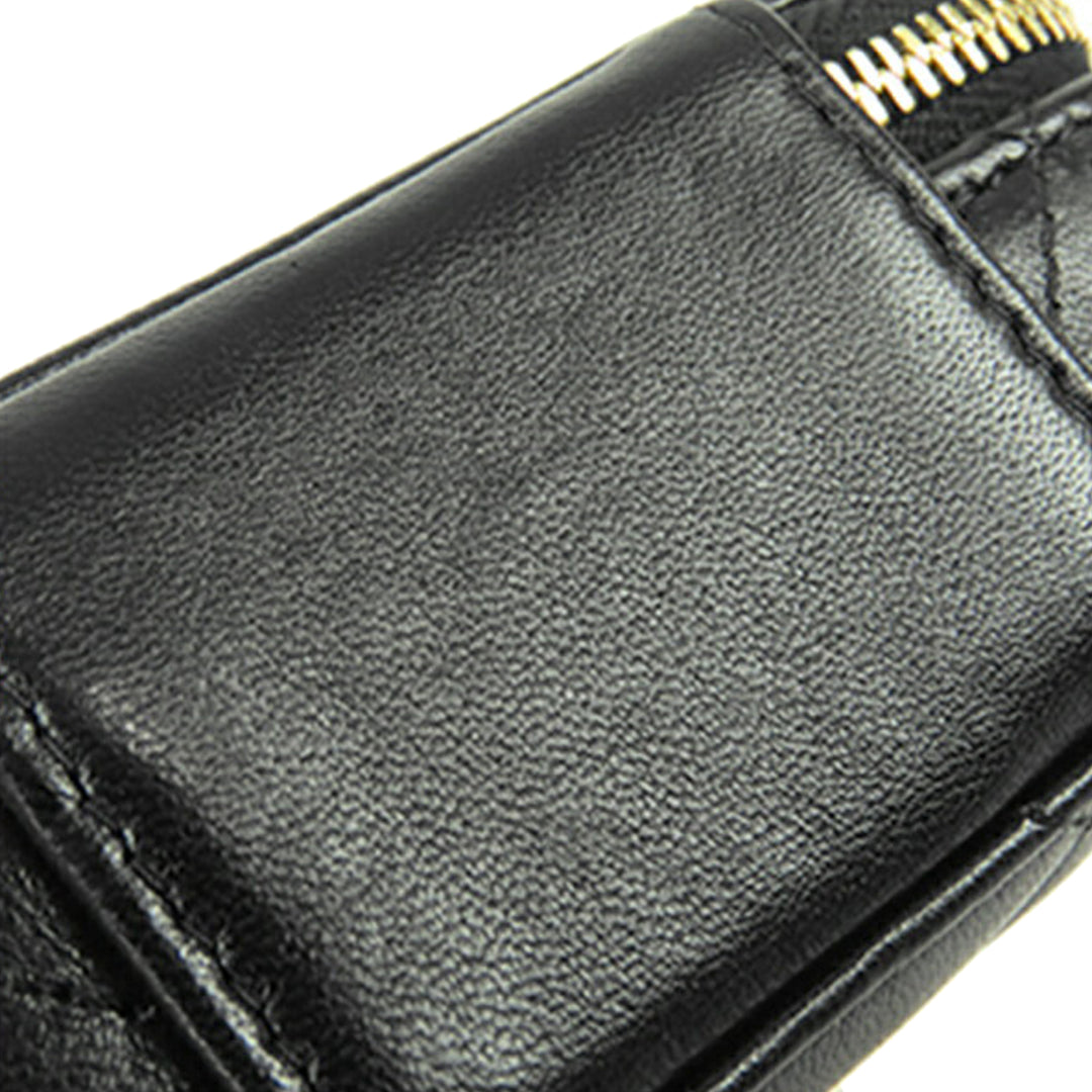 Chanel Extra Mini CC Matelassé Golden Plate Vanity Sac porté croisé