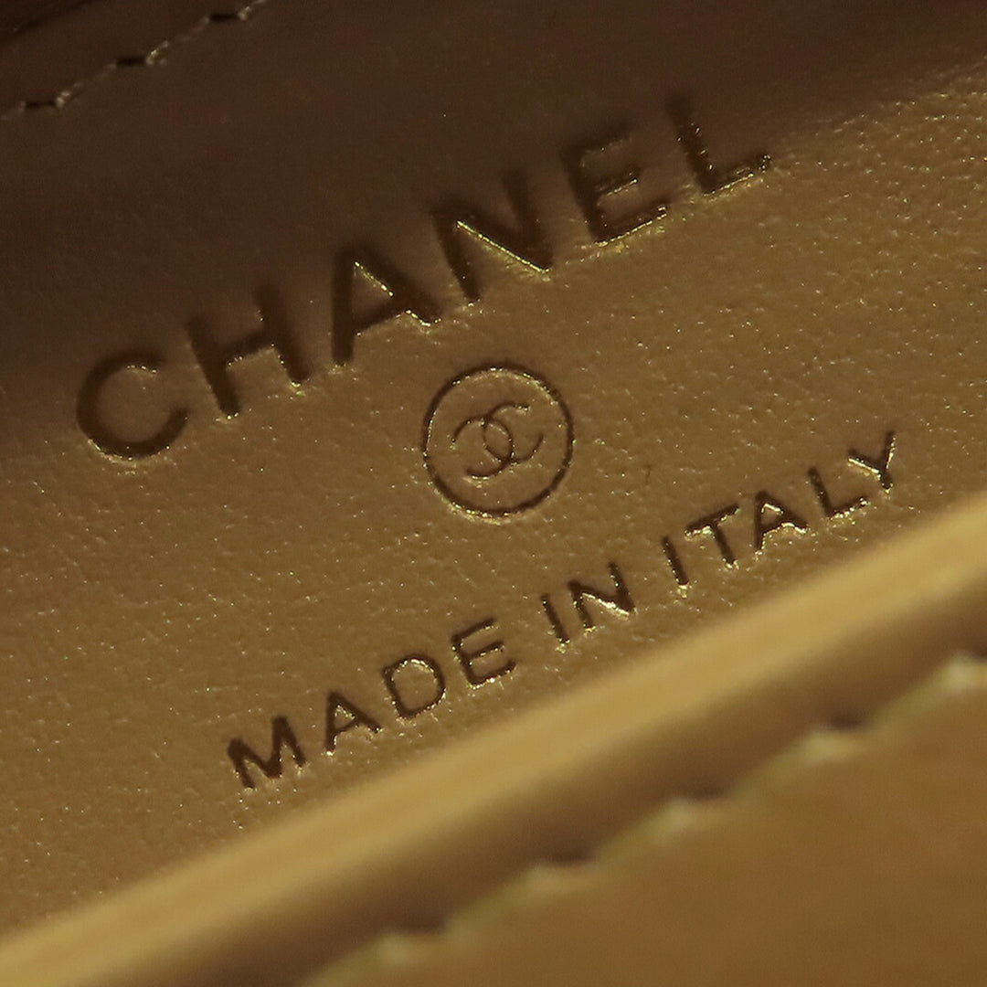 Chanel Extra Mini CC Matelassé Golden Plate Vanity Sac porté croisé