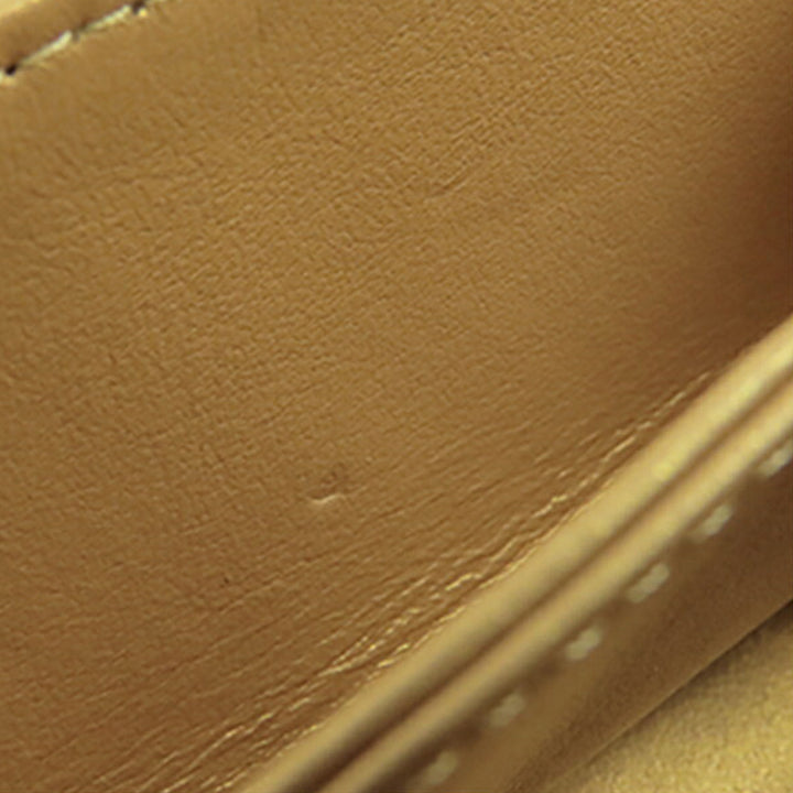 Chanel Extra Mini CC Matelassé Golden Plate Vanity Sac porté croisé