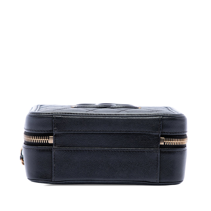 Chanel CC Filigree Vanity Petit Cuir caviar