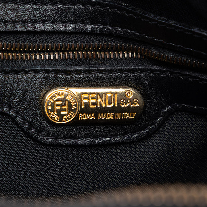 Fendi Pequin Coated Toile Dome Sac