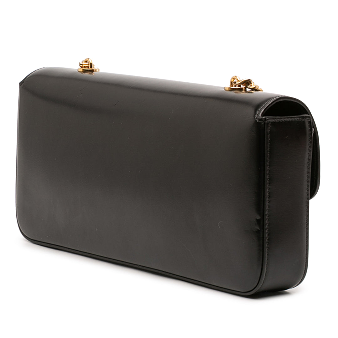 Celine brillant Cuir de veau Triomphe Chain Sac bandoulière