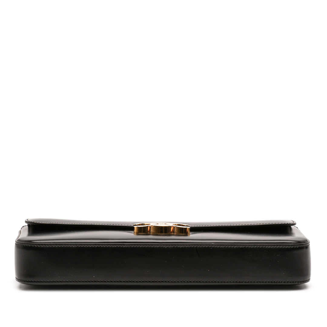 Celine brillant Cuir de veau Triomphe Chain Sac bandoulière