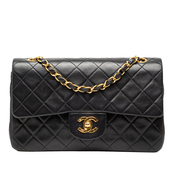 Chanel Small Classic Cuir d’agneau Double rabat