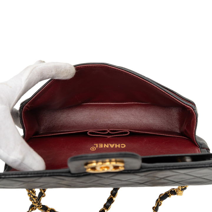 Chanel Small Classic Cuir d’agneau Double rabat