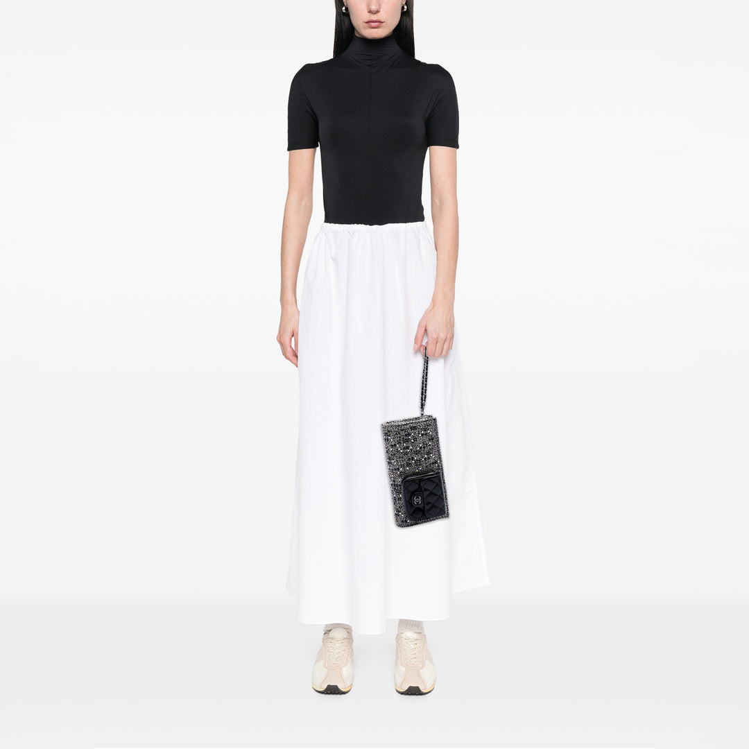 Monochrome Orné Mineral Nights Pochette Wristlet Tweed Noir