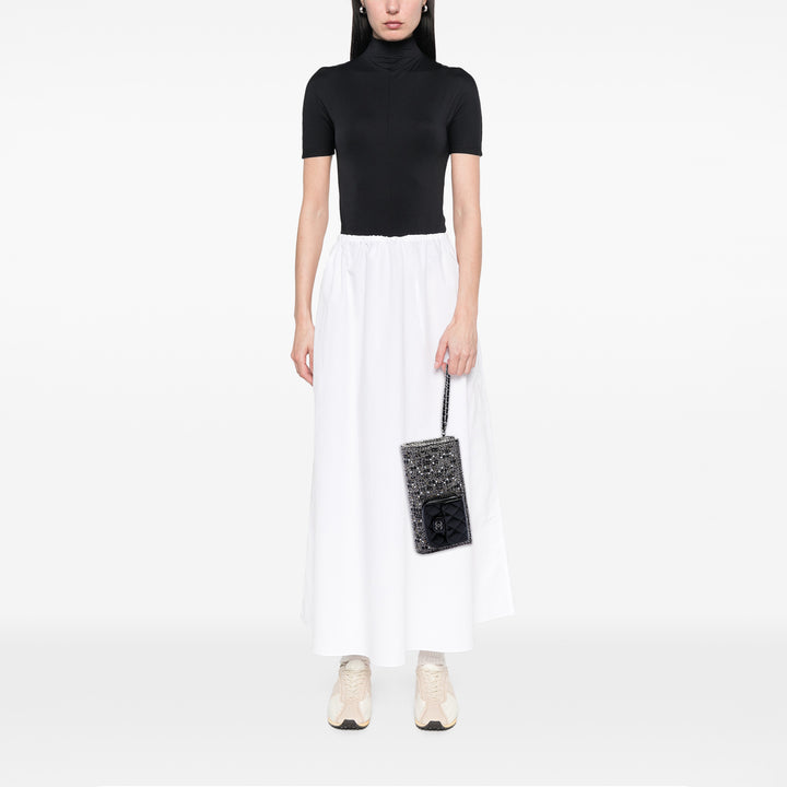 Monochrome Orné Mineral Nights Pochette Wristlet Tweed Noir