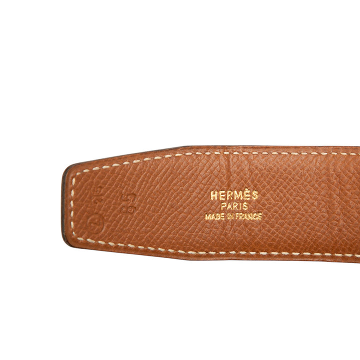 Hermès Boîte Veau Horse Buckle Belt