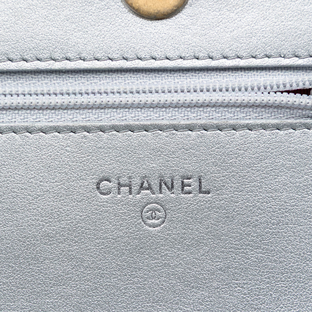Chanel Matelassé vieilli Cuir de veau Gabrielle Wallet on Chain