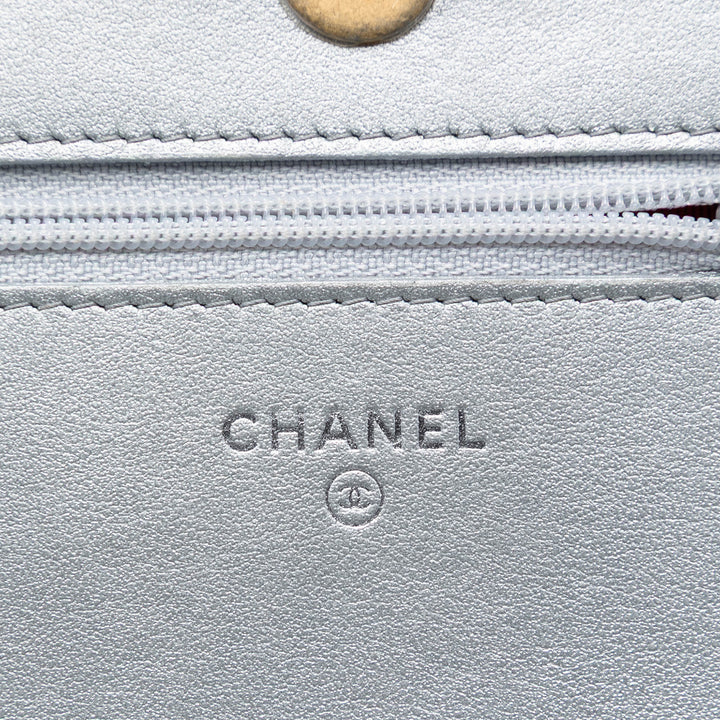 Chanel Matelassé vieilli Cuir de veau Gabrielle Wallet on Chain