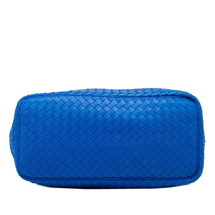 Intrecciato Sac nappa Bleu
