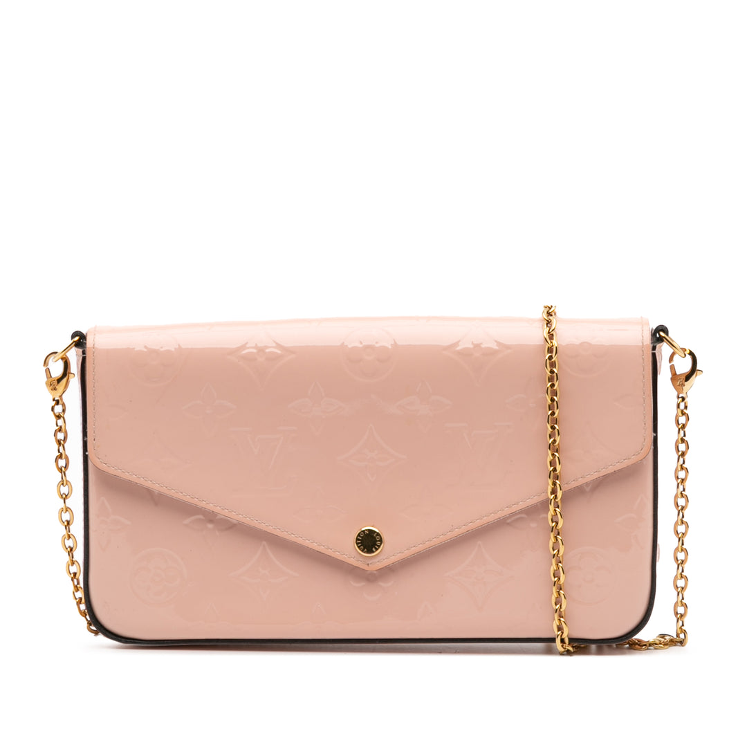 Monogram Vernis Pochette Felicie Pink - Gaby Paris