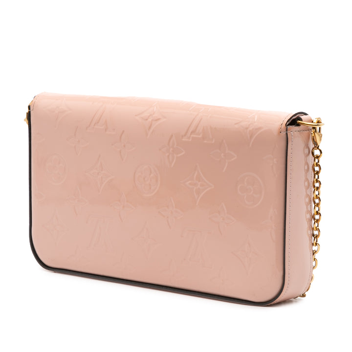 Monogram Vernis Pochette Felicie Pink - Gaby Paris