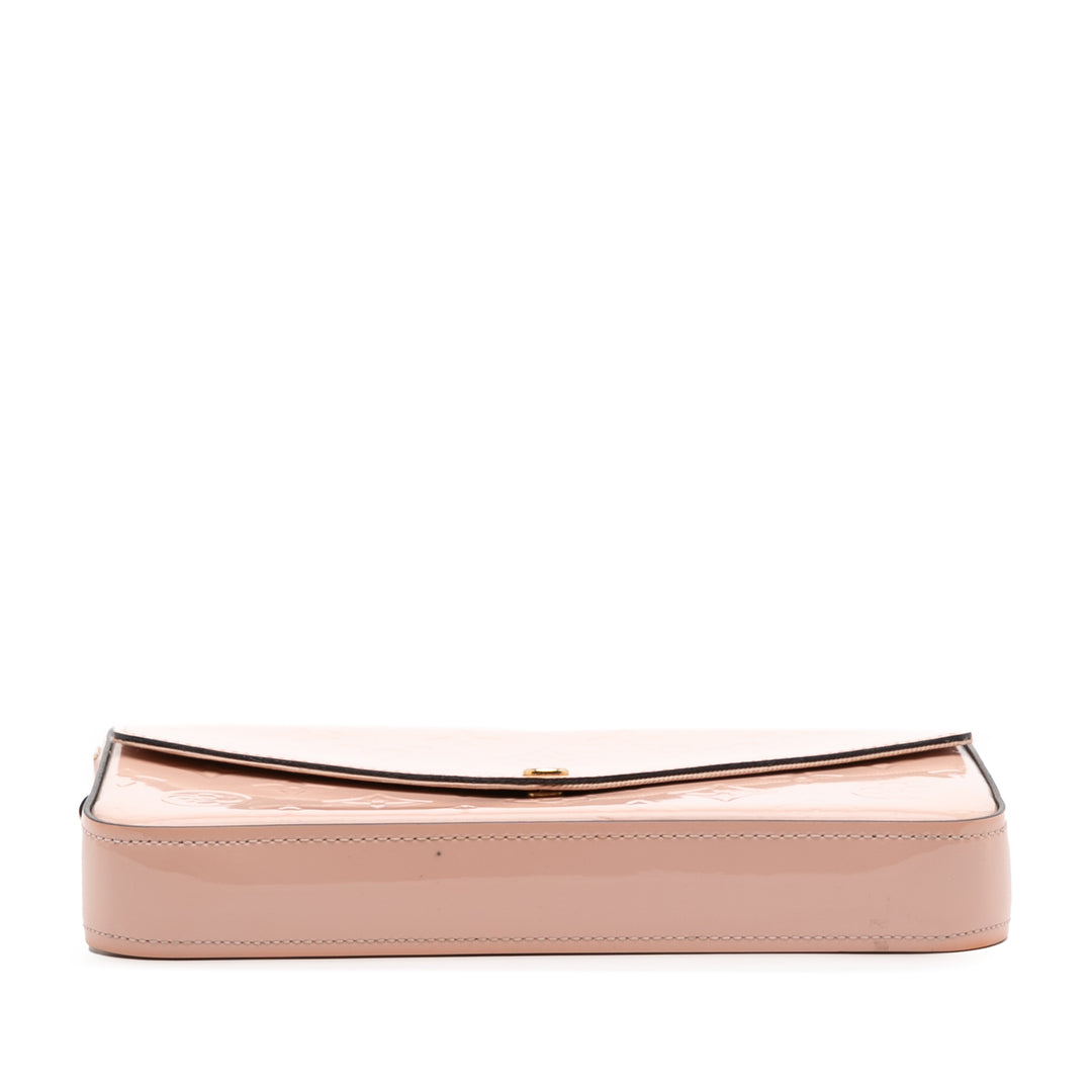 Monogram Vernis Pochette Felicie Pink - Gaby Paris