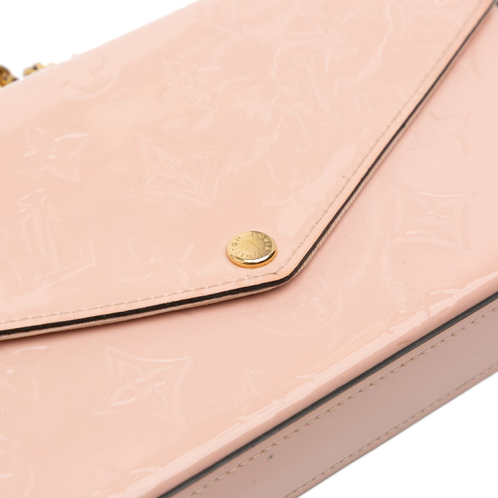Monogram Vernis Pochette Felicie Pink - Gaby Paris