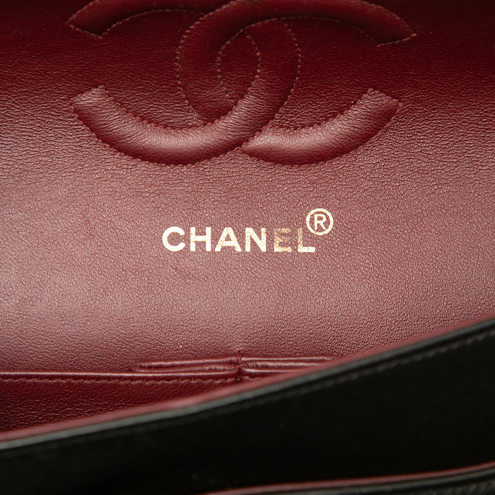 Chanel Sac porté épaule Classic Double rabat Moyen Cuir d'agneau Noir – vue 5 – GABY PARIS