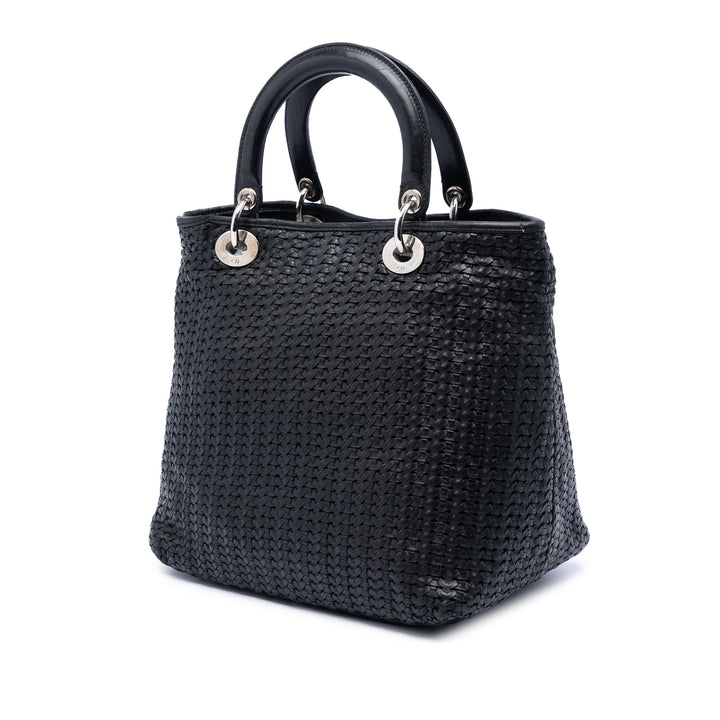 Dior Medium Woven Cuir de veau Soft Lady Dior