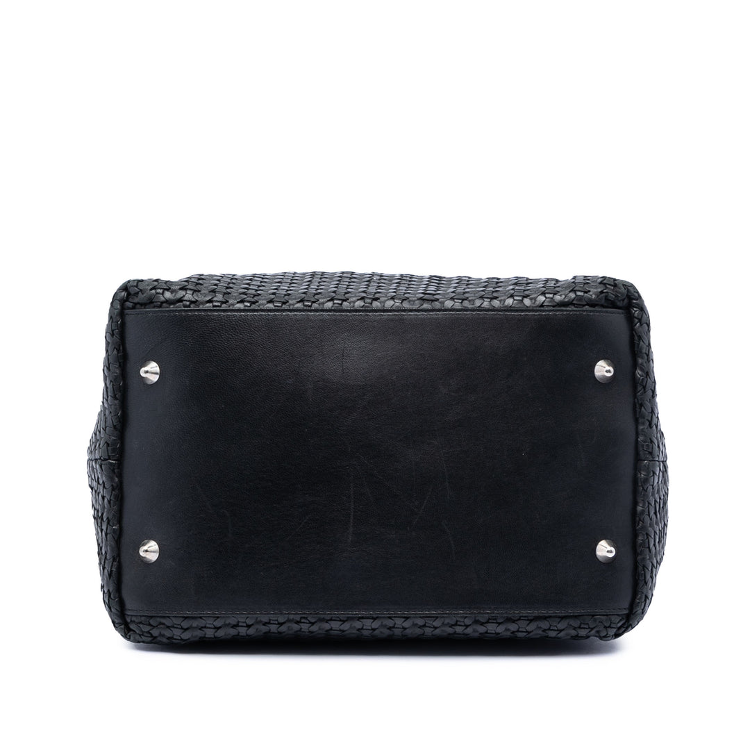 Dior Medium Woven Cuir de veau Soft Lady Dior